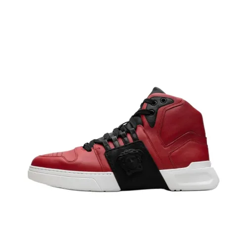 VERSACE Medusa VERSACE High Топ Скейтборд Кроссовки Мужские Красные