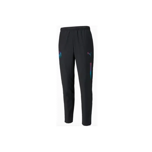 PUMA Manchester City F.C. Мужские спортивные брюки черного цвета