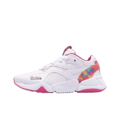 Барби X PUMA Nova Low Топ Kids Lifestyle Shoes Белый Подростки