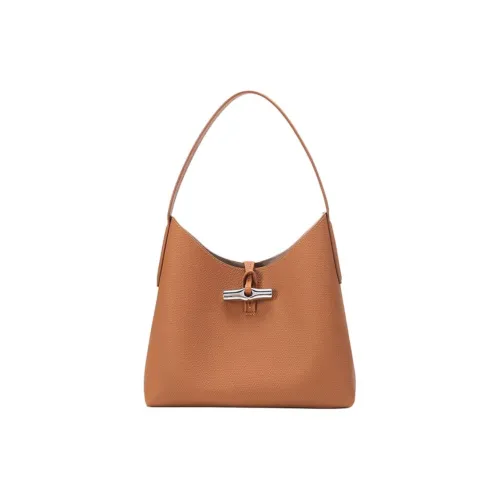 LONGCHAMP Roseau Коровья кожа Beagle Сумка Сумка через плечо Средняя Женская Рыжевато-коричневый