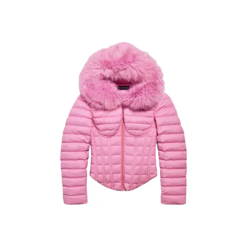 Balenciaga Хлопковый пуховик Slim Fit Женские