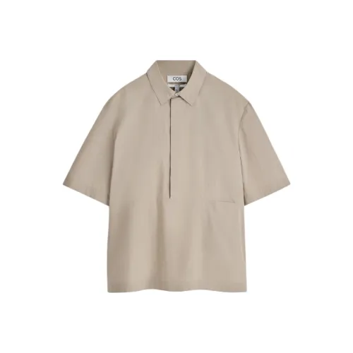 COS Бежевые Мужские Рубашки