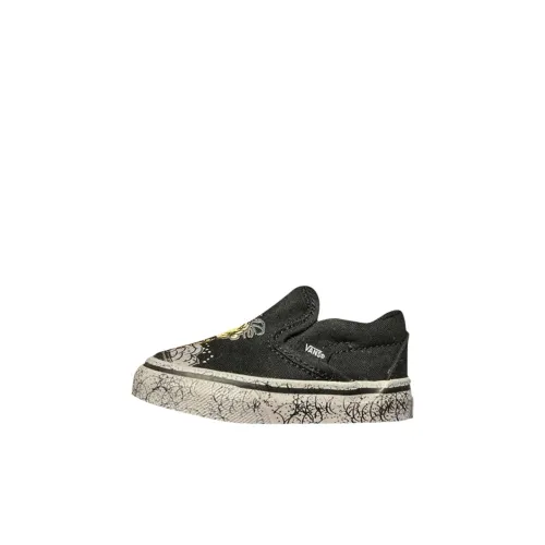 PEANUTS x Vans CLASSIC Slip-On Low Топ Обувь для малышей Черный Infant и Toddler