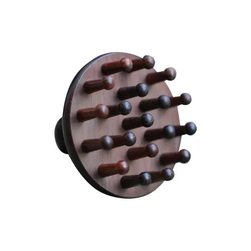 Год Круглый Благословение Сиамское Сандаловое дерево Scalp Meridian Круглый Массаж Расческа