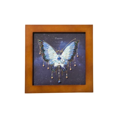 MENGJIMA DIY Вышивка Синяя бабочка DIY Игрушки