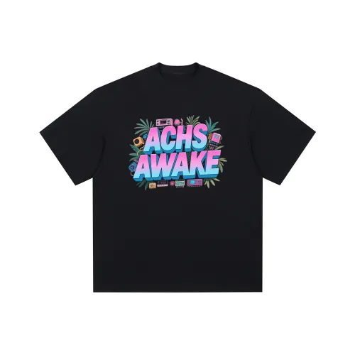 ACHS AWAKE Короткий рукав T-рубашки унисекс