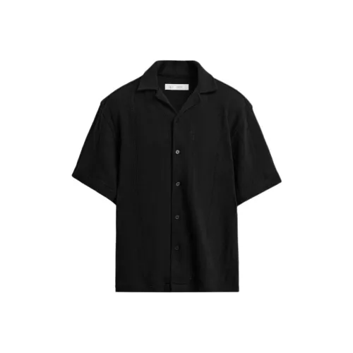 ZARA Мужские черные рубашки