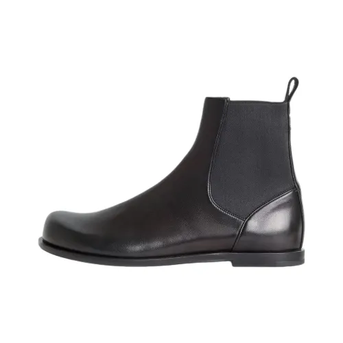 FENDI FF Squared Короткий Челси Мужской Черный