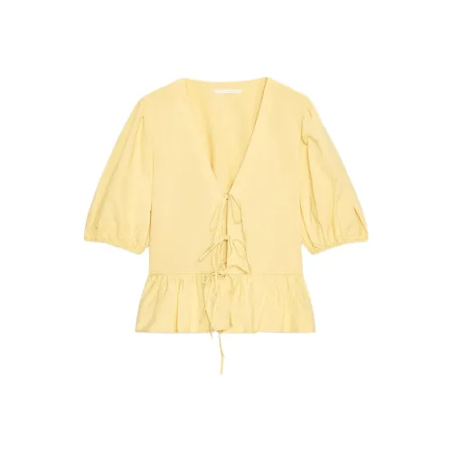 ZARA Желтые Женские Рубашки