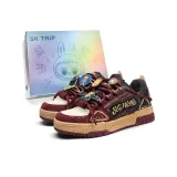 Бордовый Красный (с дизайном застежки для обуви)