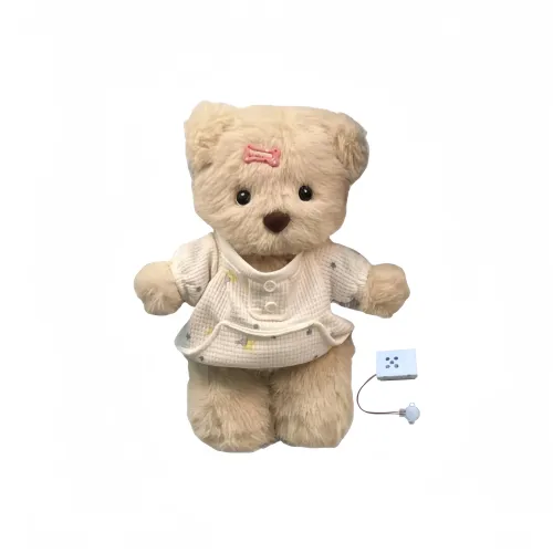 LOGISTAR Милый Креативный Медведь Материал Сумка Переменная Кукла Успокаивающий Компаньон DIY Игрушки