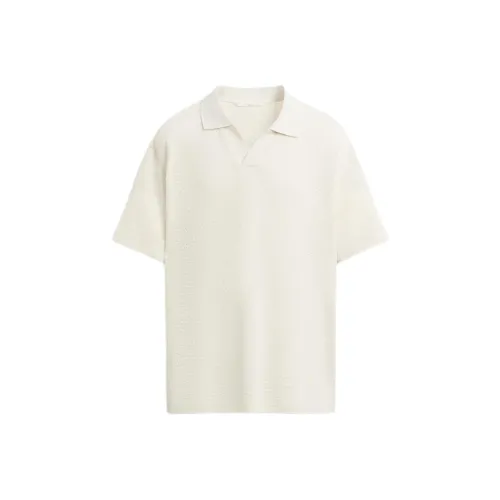 ZARA Белая Мужская Поло