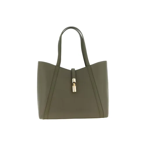 Furla GOCCIA Кожа Тоут Сумка Сумка для покупок Сумка Большая Женская Зеленая