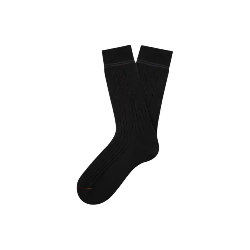 Ermenegildo Zegna Черные Мужские Носки до икры MID
