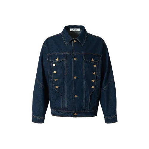 DOH STORE Темно-синий Унисекс Куртки