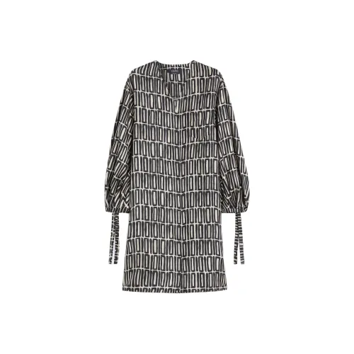 'S MAX MARA FW25 Длинное Платье с Длинными Рукавами Женское