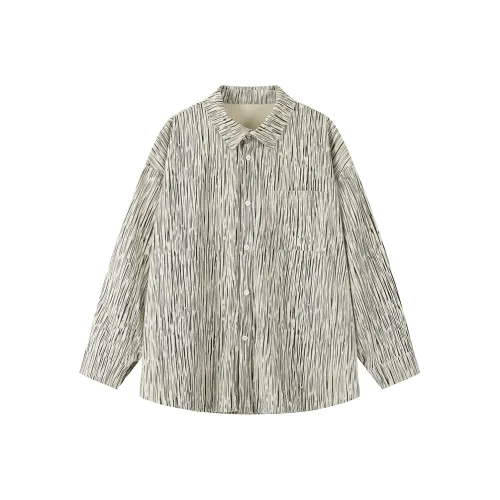 HKRXEC Длинный рукав цветочный рубашка мужская