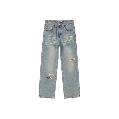 CHOCOOLATE XPB0215 Турецкий синий Унисекс Джинсы