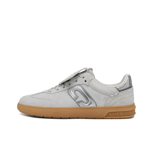 LUCX Немецкие армейские кроссовки Low Top Белый Серебряный Унисекс