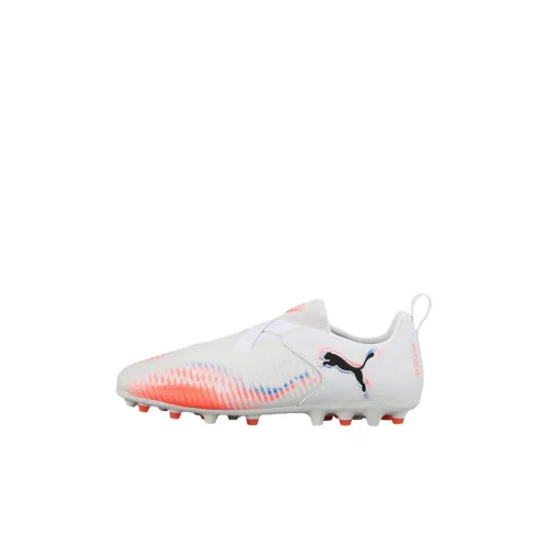 PUMA FUTURE 8 MATCH Детская футбольная обувь, низкий топ, белый и красный, Kids