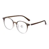 Градиентная рамка для очков "Чай Коричневый" с защитой от синего света из TR90