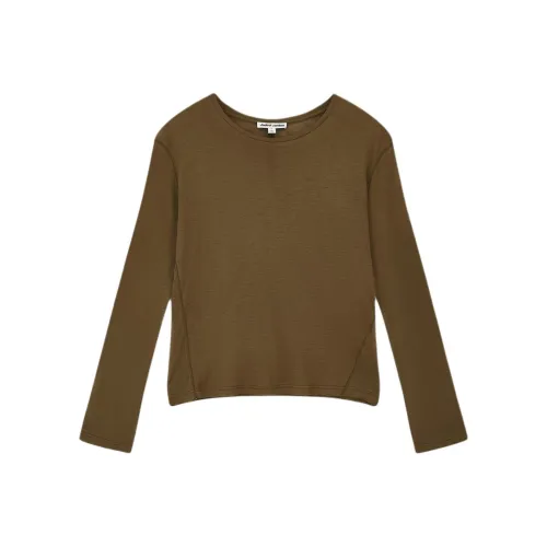Jaded London Khaki Mist LONG SLEEVE TOP T Shirt Мужская