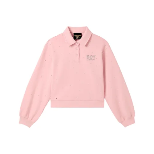 BOY LONDON Розовые Женские Свитшоты