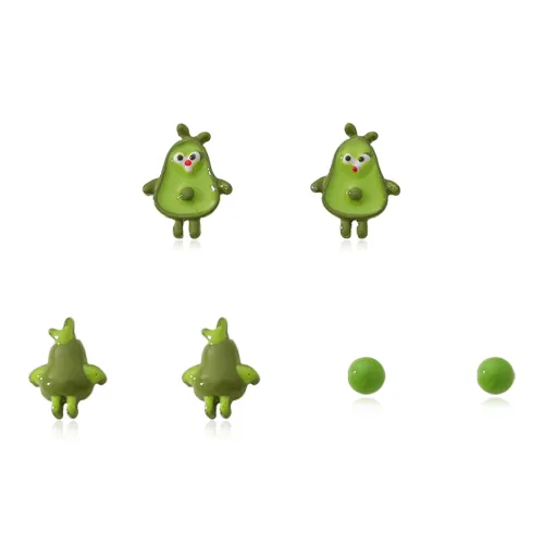 DVNRR Сплав Серьги-гвоздики Женские