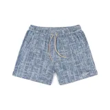 Синий в клетку узор