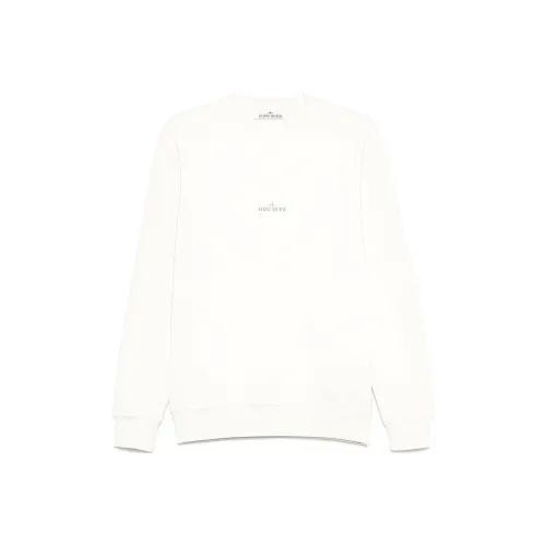 STONE ISLAND Толстовка Мужская Белая