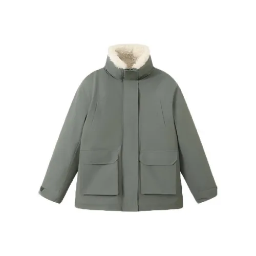 ADXKM Армейский зеленый Женские пуховики