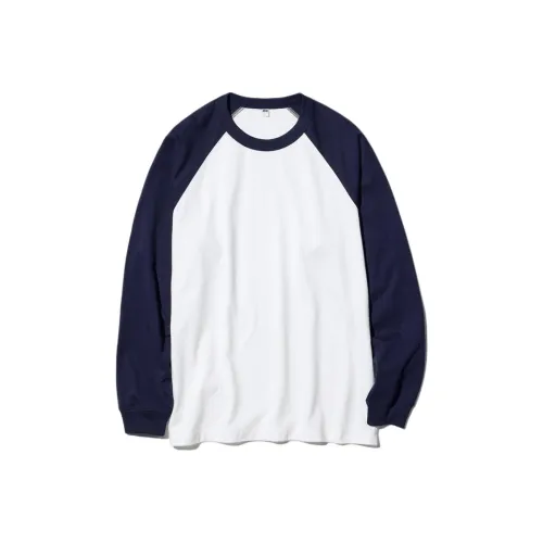 UNIQLO Темно-синие унисекс T-рубашки