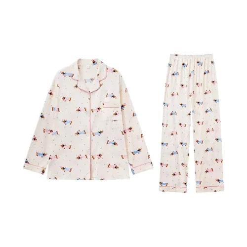 QIAOYUN Такса Женские Пижамные Комплекты