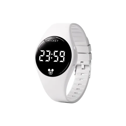 Disney Электронные Механические Часы Силиконовый Ремешок Унисекс Черный Циферблат