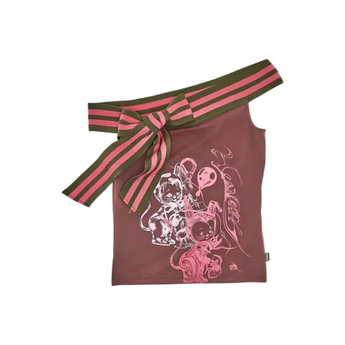 MARC JACOBS Камео Коричневый Женский T-Рубашка