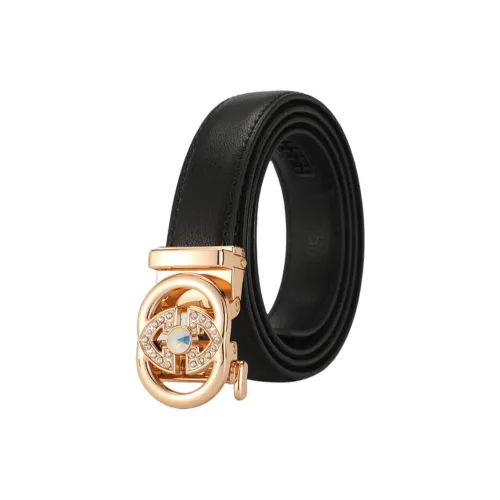 AOKANG Пряжка из цинкового сплава ремень из коровьей кожи женский 2,4CM