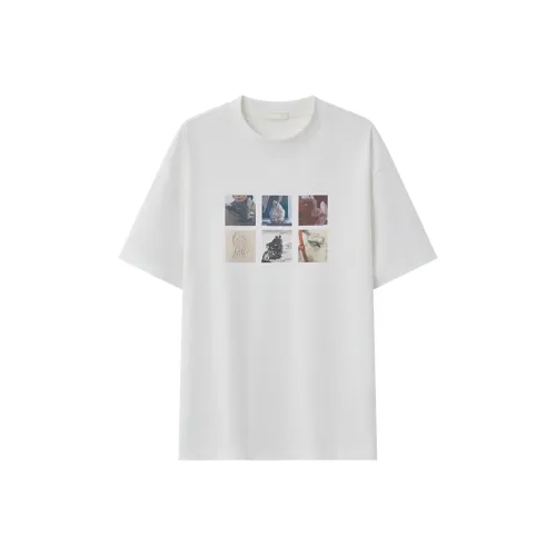 OPICLOTH Белый Унисекс T-рубашки