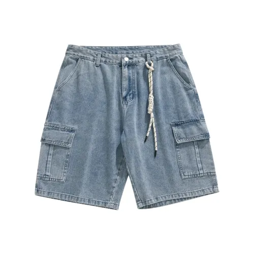 PLQV Blue Men's Casual Shorts PLQV Синий Мужские Повседневные Шорты