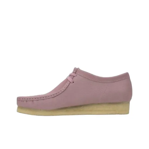 Supreme x Clarks Wallabee Reflective Abrasion Resistant Low Top Casual Shoes Unisex Pink