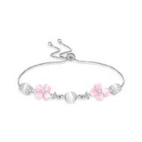 Браслет "Четырехлистный Звездный Свет" [Розовый]