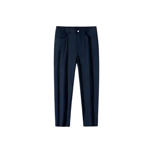 ANTA Все Погода Вязаные Тренировочные Брюки Мужские Полночный Синий