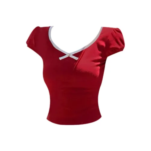 IUNOP Red Женские T-рубашки