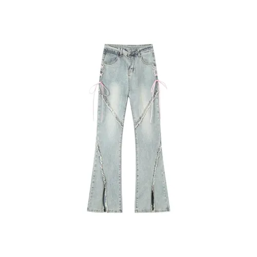 ABBY GODDESS Синий Джинсы Женские Джинсы