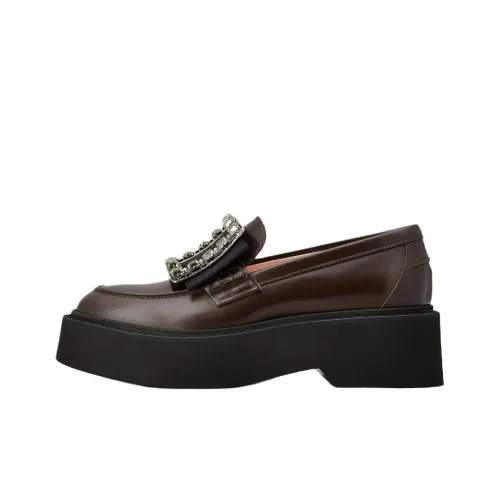 Roger Vivier VIV' Rangers Лоферы Женские Коричневый