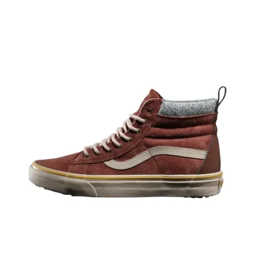 Vans Sk8 Hi Высокие Кроссовки для Скейтбординга Унисекс Красные