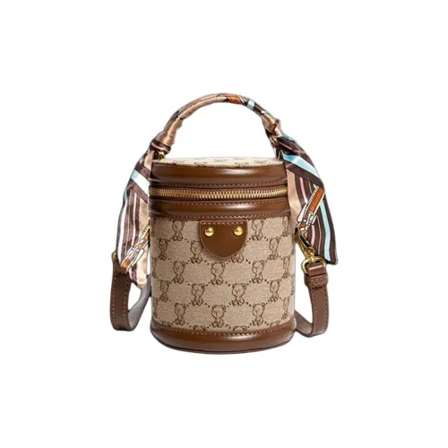 SMILE FOCUS ПУ (полиуретан) Сумка ведро через плечо модная универсальная премиум на одно плечо сумка обычная женская многоцветная