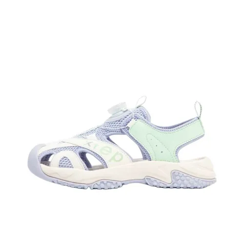 XTEP Slip-resistant Shock Absorbers Children's Sandals Sail White Snow Blue Purple Teenagers XTEP Противоскользящие амортизаторы Slip-resistant Children's Sandals Sail White Snow Blue Purple Подростки