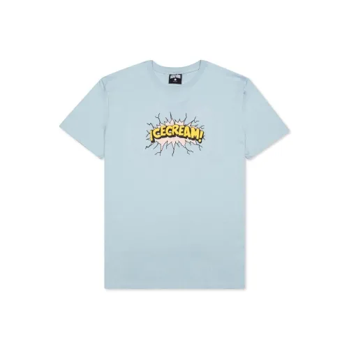 Мороженое Небесно-голубой Унисекс T-рубашки