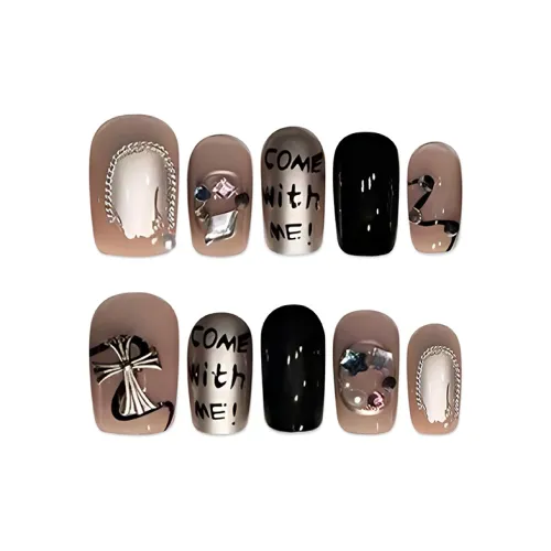 BDQC Мягкий Панк Премиум Крест Осветляющий Короткий Броня 15мм False Nail Короткий LADDER Мода Jump Цвет Стиль Instagram