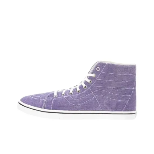 Vans Sk8 Hi Высокие Кроссовки для Скейтбординга Унисекс Фиолетовые